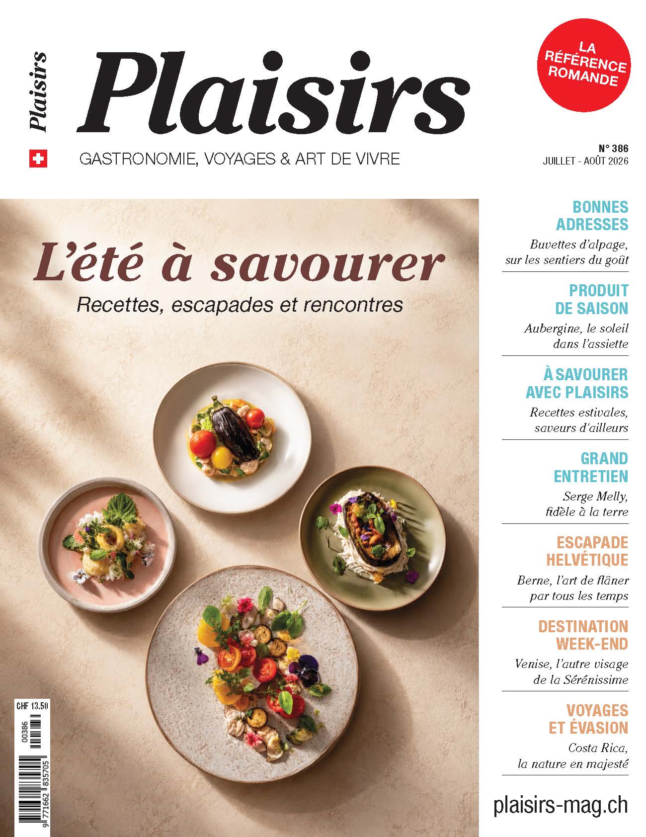 Couverture Plaisirs Mag, édition 383